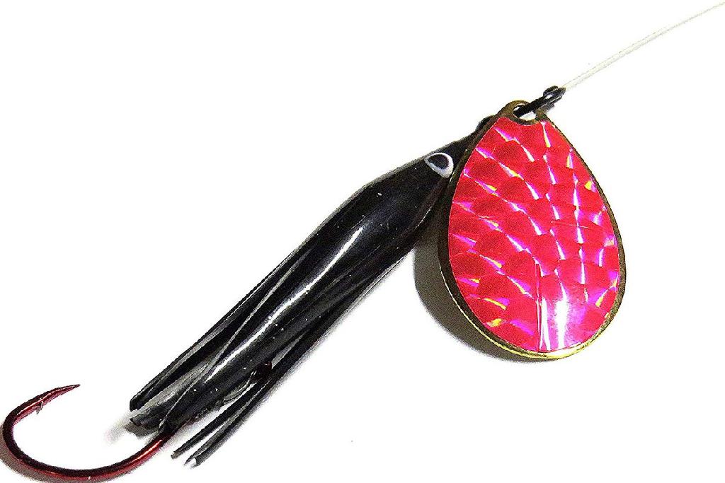 WICKED KING KILLERS BLACK/PINK #6 BLADE-6ft LEADER W/2/0 RED GAMA HOOK